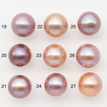 12-13mm Loose Edison Pearl, Freshwater Pearl in Natural Colors with High Luster, Single Pice for Jewelry Making, No Hole, SKU # 3086EP