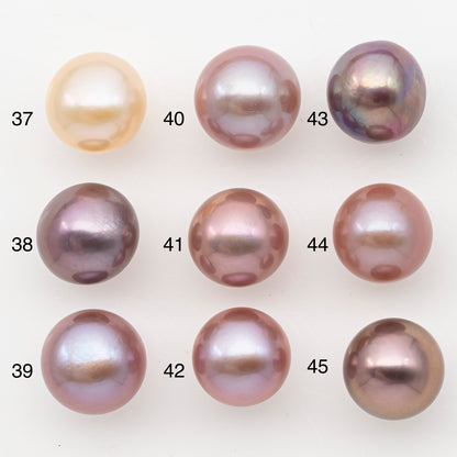 12-13mm Loose Edison Pearl, Freshwater Pearl in Natural Colors with High Luster, Single Pice for Jewelry Making, No Hole, SKU # 3086EP