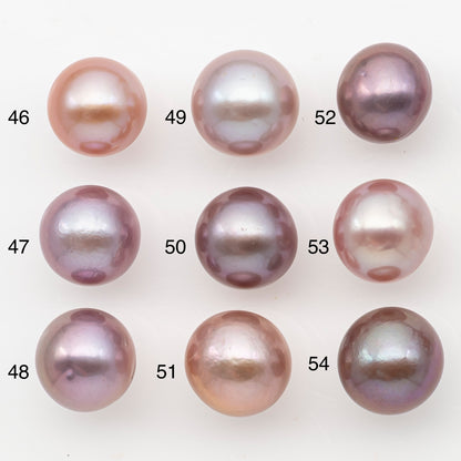 12-13mm Loose Edison Pearl, Freshwater Pearl in Natural Colors with High Luster, Single Pice for Jewelry Making, No Hole, SKU # 3086EP