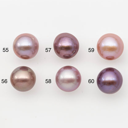 12-13mm Loose Edison Pearl, Freshwater Pearl in Natural Colors with High Luster, Single Pice for Jewelry Making, No Hole, SKU # 3086EP