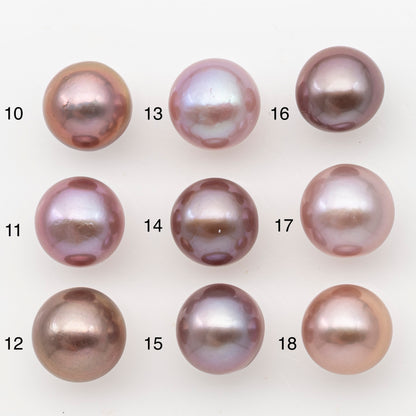 12-13mm Loose Edison Pearl, Freshwater Pearl in Natural Colors with High Luster, Single Pice for Jewelry Making, No Hole, SKU # 3087EP