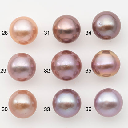 12-13mm Loose Edison Pearl, Freshwater Pearl in Natural Colors with High Luster, Single Pice for Jewelry Making, No Hole, SKU # 3087EP
