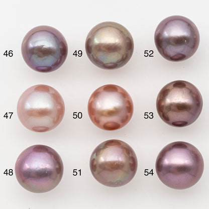 12-13mm Loose Edison Pearl, Freshwater Pearl in Natural Colors with High Luster, Single Pice for Jewelry Making, No Hole, SKU # 3087EP