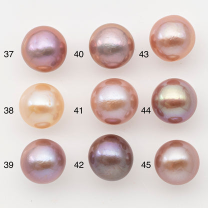 12-13mm Loose Edison Pearl, Freshwater Pearl in Natural Colors with High Luster, Single Pice for Jewelry Making, No Hole, SKU # 3088EP