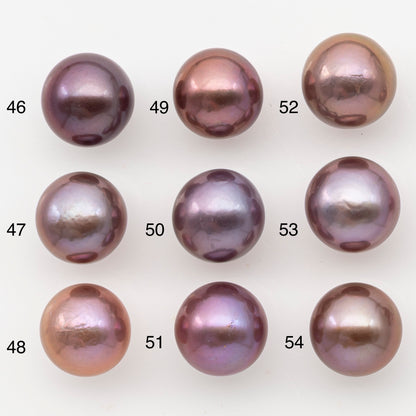 12-13mm Loose Edison Pearl, Freshwater Pearl in Natural Colors with High Luster, Single Pice for Jewelry Making, No Hole, SKU # 3090EP