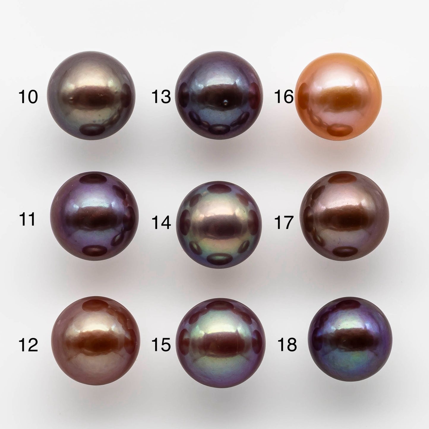 10-11mm Round Edison Pearl with Intensive High Luster and All Natural Colors, Rare Finding for Beading or Jewelry Making, SKU # 1765EP