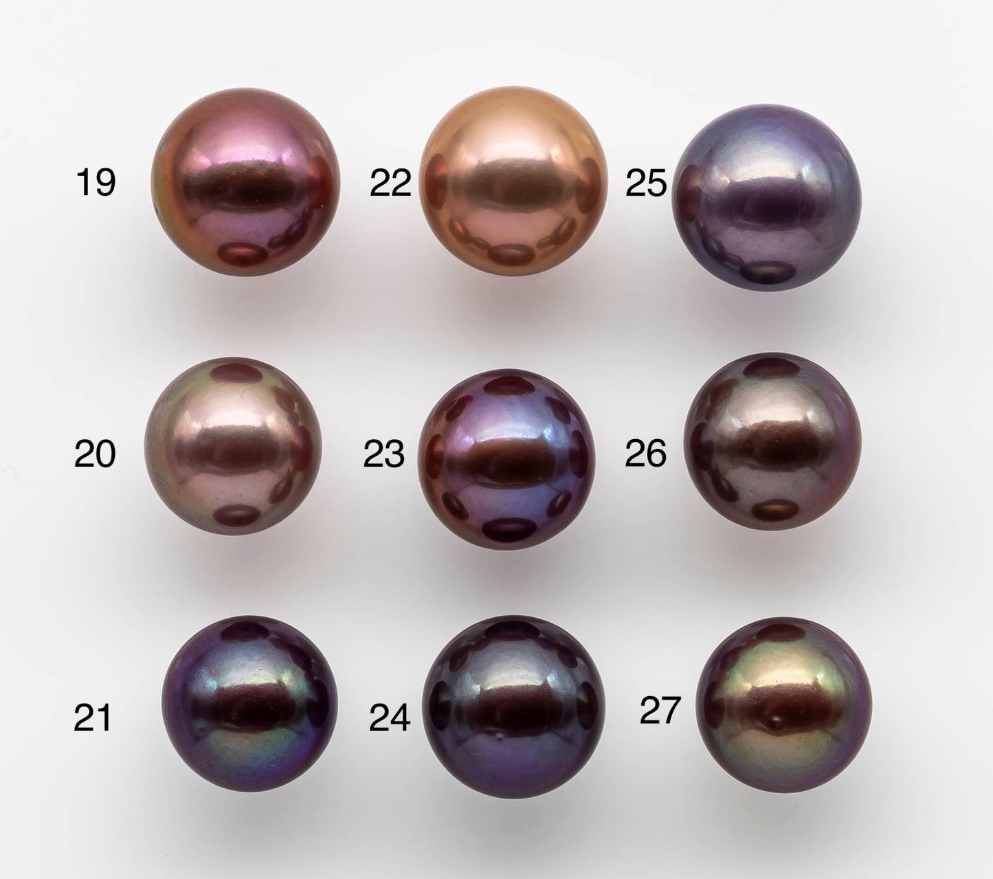 10-11mm Round Edison Pearl with Intensive High Luster and All Natural Colors, Rare Finding for Beading or Jewelry Making, SKU # 1765EP