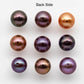 10-11mm Round Edison Pearl with Intensive High Luster and All Natural Colors, Rare Finding for Beading or Jewelry Making, SKU # 1765EP