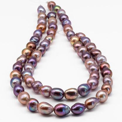 10-12 Edison Pearl Strand with Amazing High Luster and All Natural Colors, SKU # 2462EP