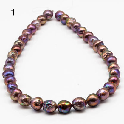 10-12 Edison Pearl Strand with Amazing High Luster and All Natural Colors, SKU # 2464EP