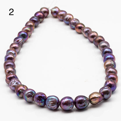10-12 Edison Pearl Strand with Amazing High Luster and All Natural Colors, SKU # 2464EP