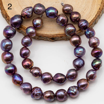 10-12 Edison Pearl Strand with Amazing High Luster and All Natural Colors, SKU # 2464EP