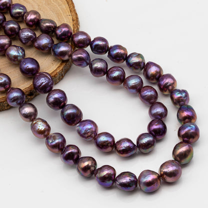 10-12mm Edison Pearl Strand with Amazing High Luster and All Natural Colors, SKU # 2468EP