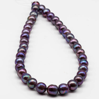 10-12mm Edison Pearl Strand with Amazing High Luster and All Natural Colors, SKU # 2468EP