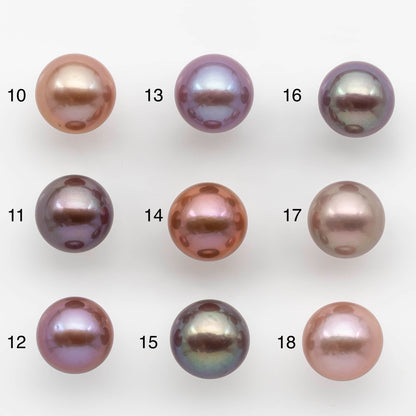 11-12mm Edison Pearl Round with Natural Colors and Beautiful Luster for Beading or Jewelry Making, SKU , 1772EP