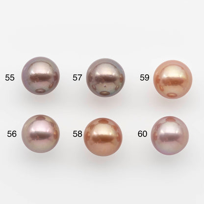 11-12mm Edison Pearl Round with Natural Colors and Beautiful Luster for Beading or Jewelry Making, SKU , 1772EP