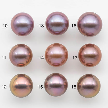 14-15mm Large Edison Pearl Round with High Luster and Natural Colors from Undrilled, SKU # 2489EP