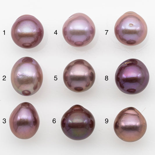 12-13mm Loose Edison Pearl, Freshwater Pearl in Natural Colors with High Luster, Single Pice for Jewelry Making, No Hole, SKU # 3208EP