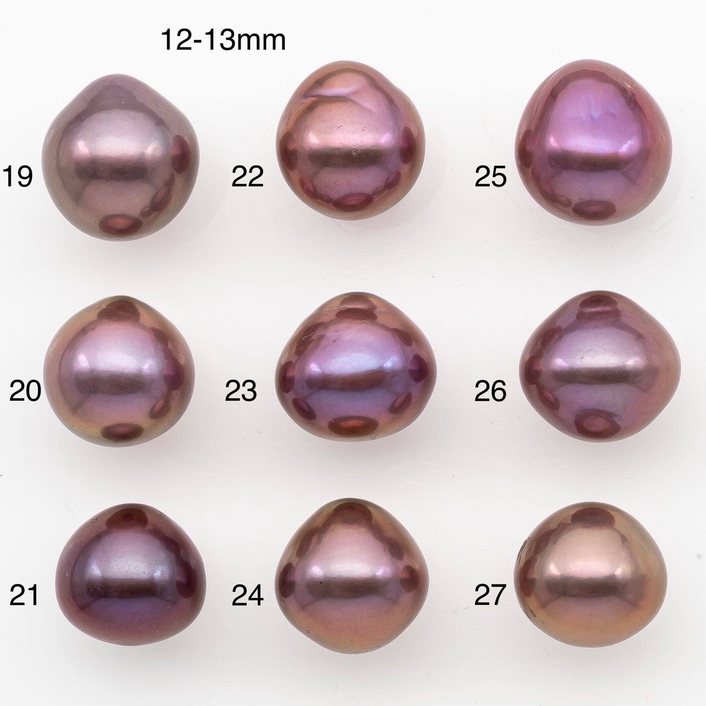 12-15mm Loose Edison Pearl, Freshwater Pearl in Natural Colors with High Luster, Single Pice for Jewelry Making, No Hole, SKU # 3209EP
