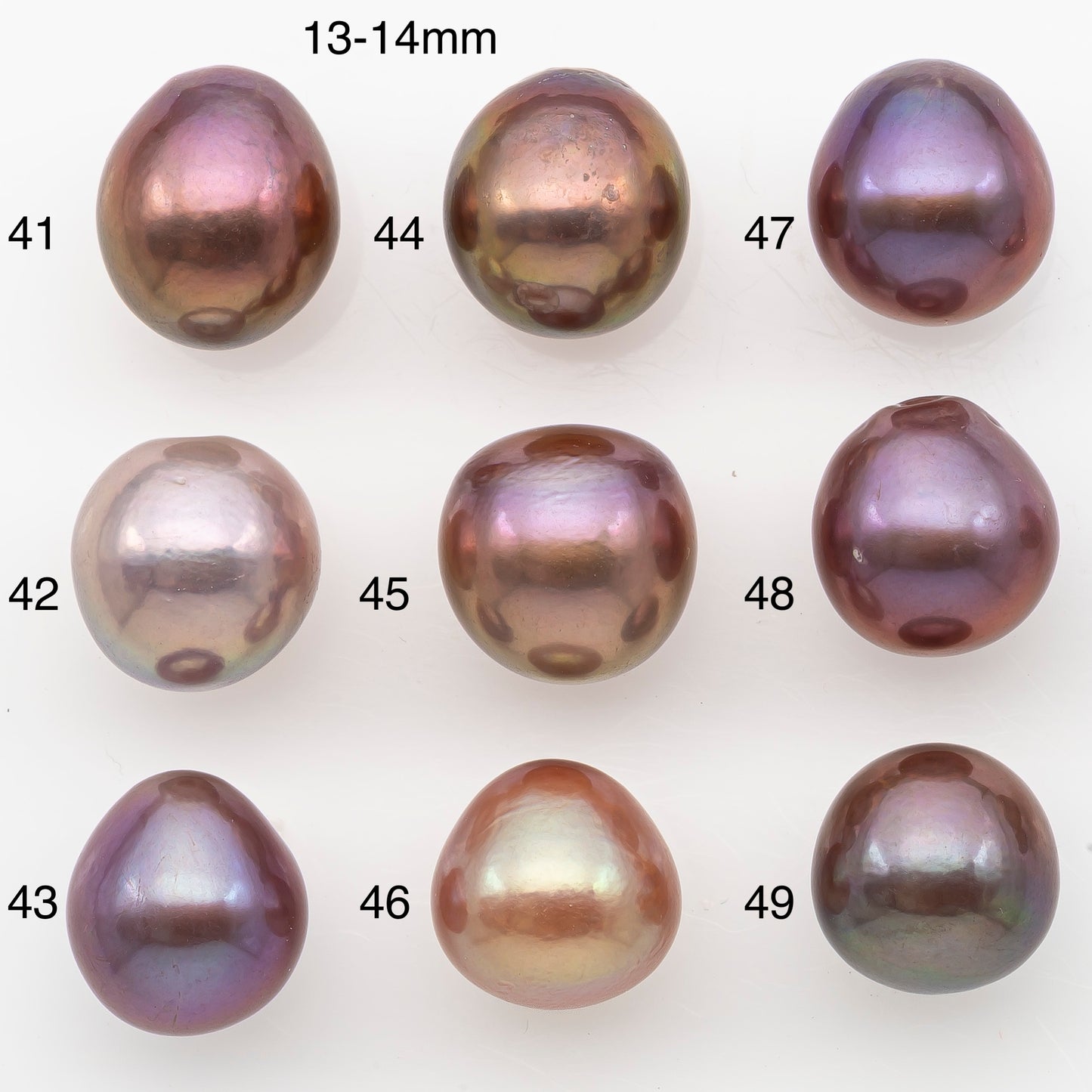 12-15mm Loose Edison Pearl, Freshwater Pearl in Natural Colors with High Luster, Single Pice for Jewelry Making, No Hole, SKU # 3209EP