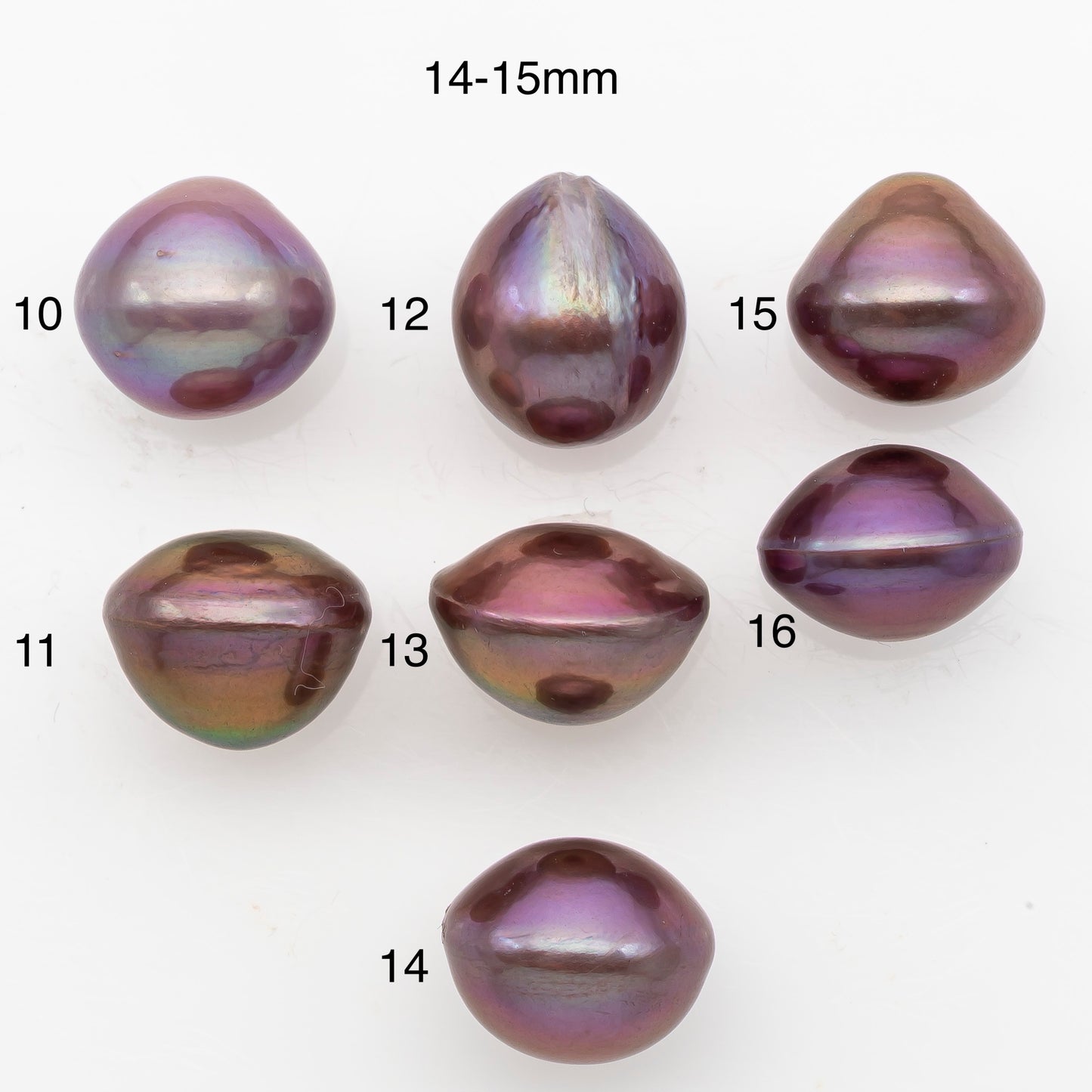13-15mm Loose Edison Pearl, Freshwater Pearl in Natural Colors with High Luster, Single Pice for Jewelry Making, No Hole, SKU # 3217EP