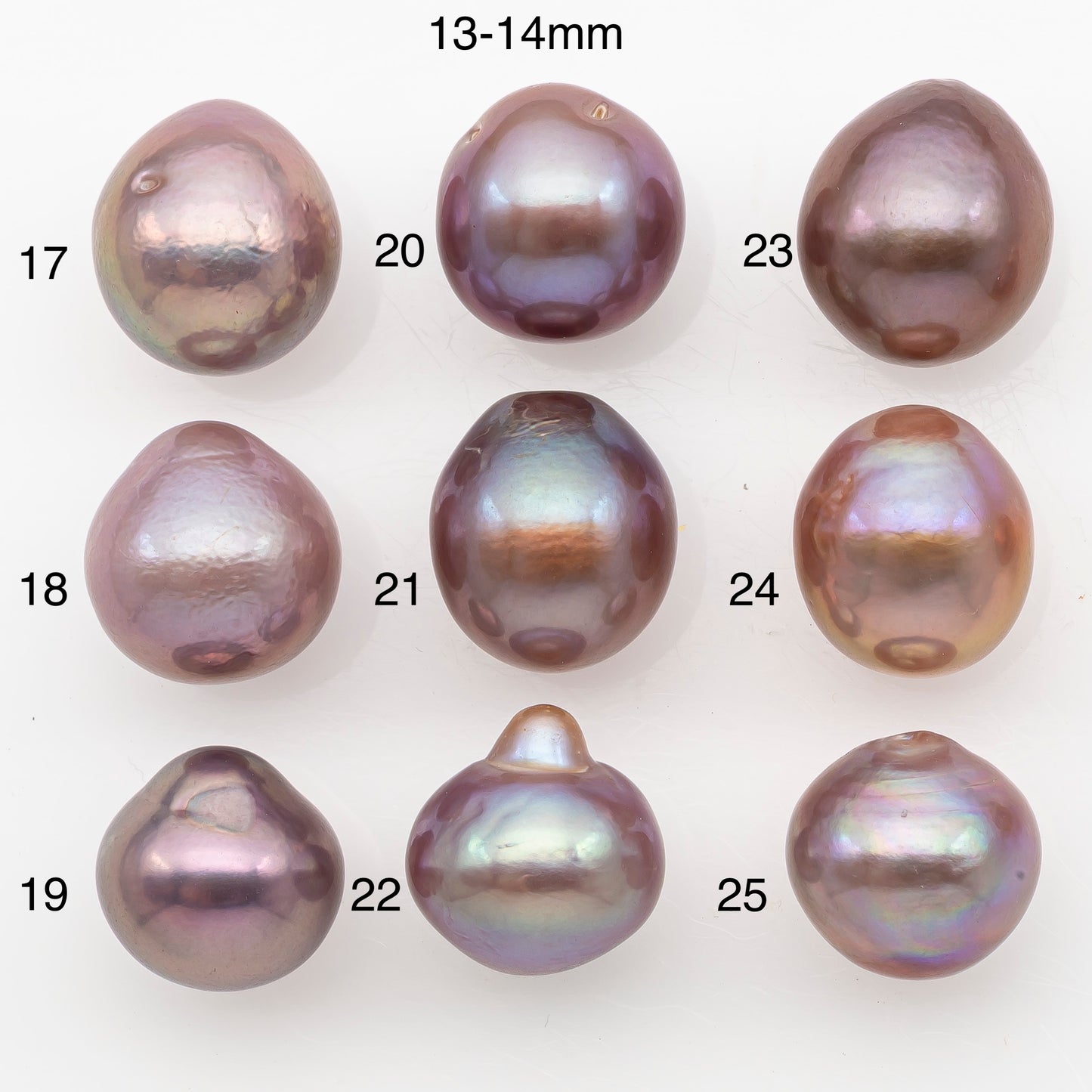13-15mm Loose Edison Pearl, Freshwater Pearl in Natural Colors with High Luster, Single Pice for Jewelry Making, No Hole, SKU # 3217EP