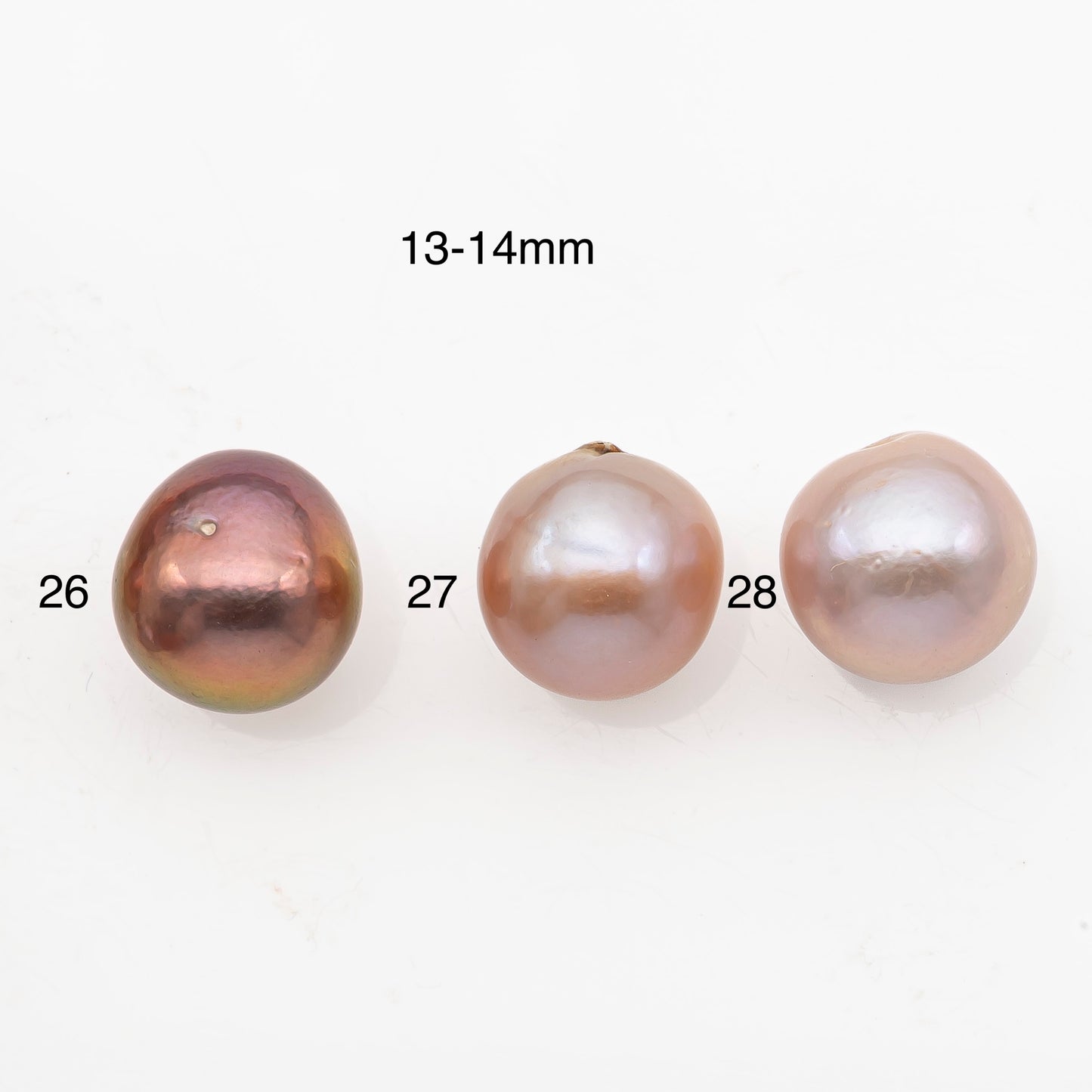 13-15mm Loose Edison Pearl, Freshwater Pearl in Natural Colors with High Luster, Single Pice for Jewelry Making, No Hole, SKU # 3217EP