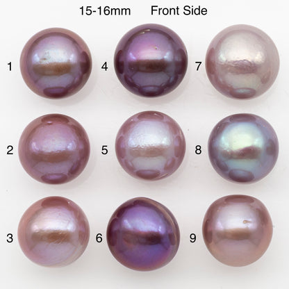 15-17mm Loose Edison Pearl, Freshwater Pearl in Natural Colors with High Luster, Single Pice for Jewelry Making, No Hole, SKU # 3218EP