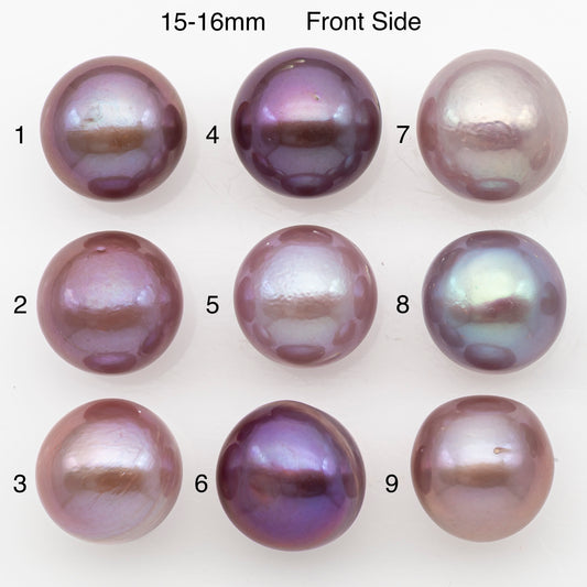 15-17mm Loose Edison Pearl, Freshwater Pearl in Natural Colors with High Luster, Single Pice for Jewelry Making, No Hole, SKU # 3218EP