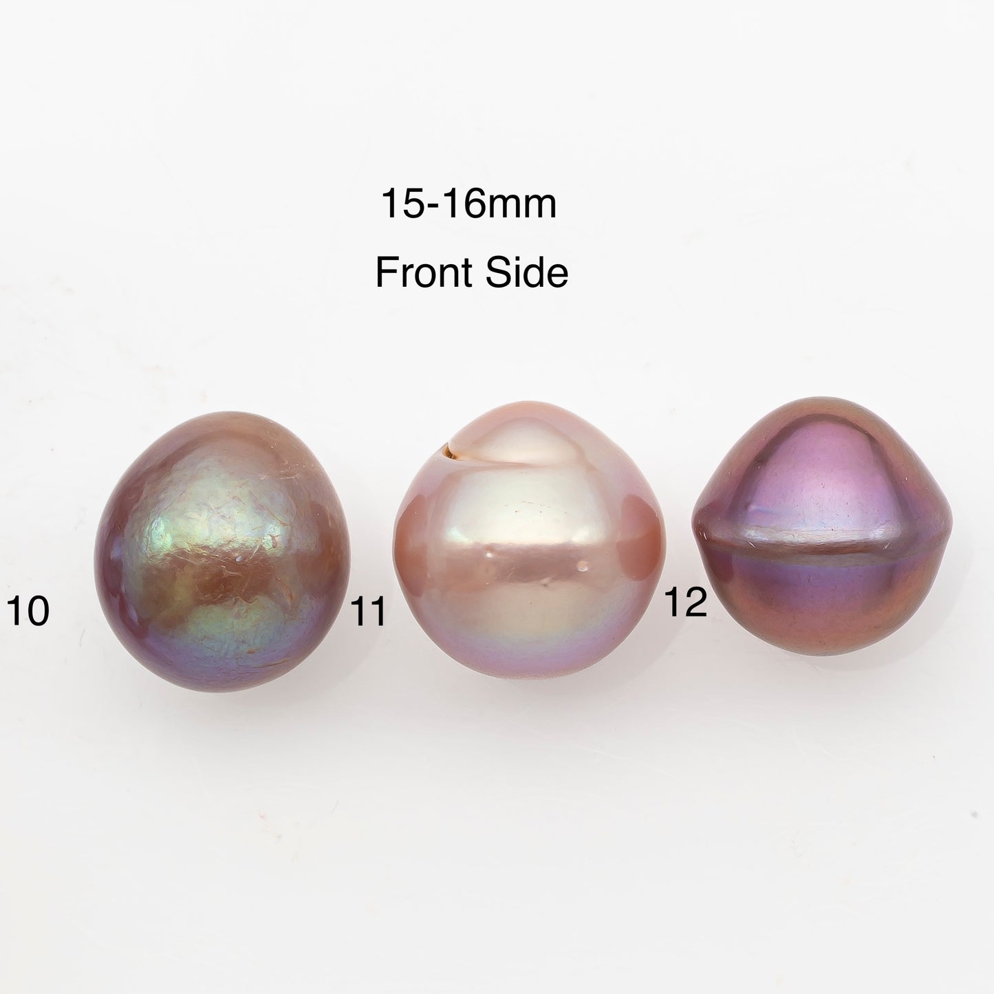 15-17mm Loose Edison Pearl, Freshwater Pearl in Natural Colors with High Luster, Single Pice for Jewelry Making, No Hole, SKU # 3218EP
