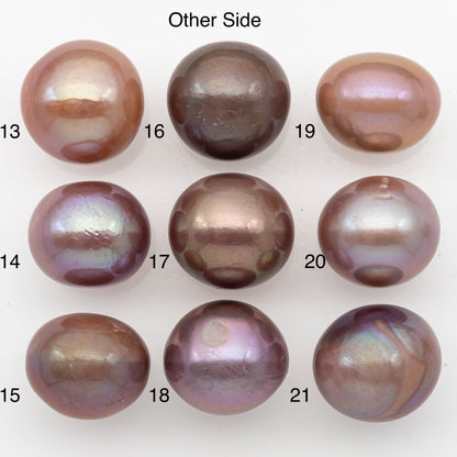15-17mm Loose Edison Pearl, Freshwater Pearl in Natural Colors with High Luster, Single Pice for Jewelry Making, No Hole, SKU # 3218EP