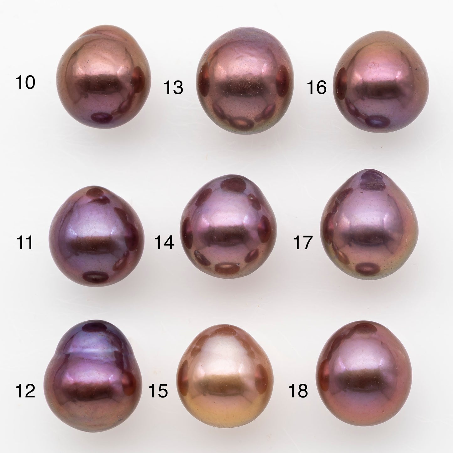 10-11mm Loose Edison Pearl, Freshwater Pearl in Natural Colors with High Luster, Single Pice for Jewelry Making, No Hole, SKU # 2991EP