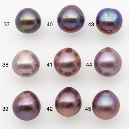 10-11mm Loose Edison Pearl, Freshwater Pearl in Natural Colors with High Luster, Single Pice for Jewelry Making, No Hole, SKU # 2991EP