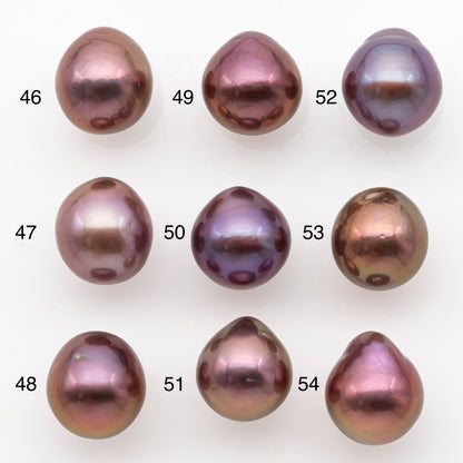 10-11mm Loose Edison Pearl, Freshwater Pearl in Natural Colors with High Luster, Single Pice for Jewelry Making, No Hole, SKU # 2991EP