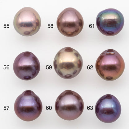 10-11mm Loose Edison Pearl, Freshwater Pearl in Natural Colors with High Luster, Single Pice for Jewelry Making, No Hole, SKU # 2991EP