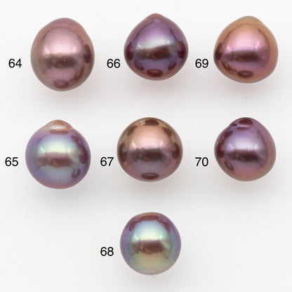 10-11mm Loose Edison Pearl, Freshwater Pearl in Natural Colors with High Luster, Single Pice for Jewelry Making, No Hole, SKU # 2991EP