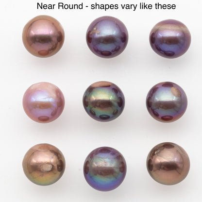 10-11mm Loose Edison Pearl, Natural Color Freshwater Pearl with Natural Surface Markings, No Hole, Single Pearl for Jewelry Making, SKU #2992EP