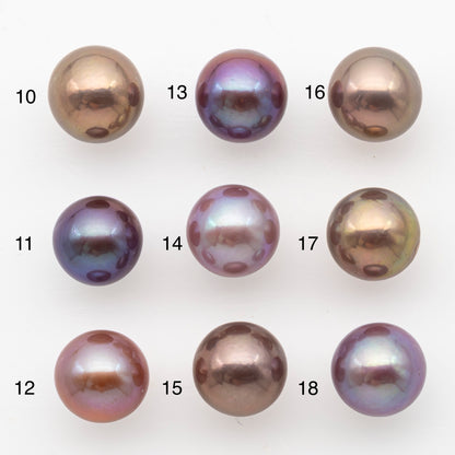 10-11mm Loose Edison Pearl, Natural Color Freshwater Pearl with Natural Surface Markings, No Hole, Single Pearl for Jewelry Making, SKU #2992EP