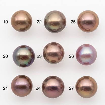 10-11mm Loose Edison Pearl, Natural Color Freshwater Pearl with Natural Surface Markings, No Hole, Single Pearl for Jewelry Making, SKU #2992EP