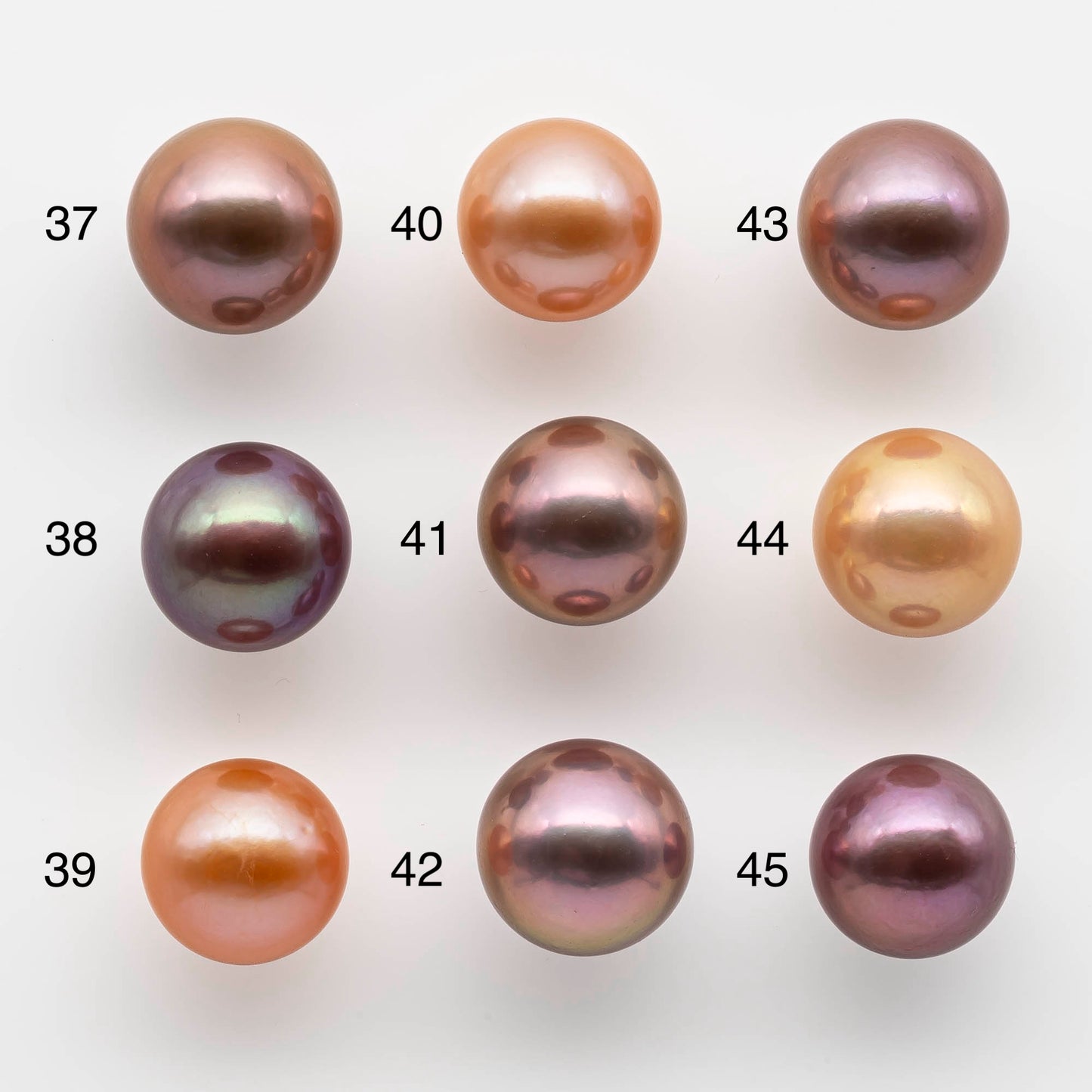 12-13mm Multi Color Edison Pearl in Single Loose Undrilled with High Luster,  All Natural Color and Round with Smooth Surface, SKU # 1769EP