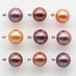 12-13mm Multi Color Edison Pearl in Single Loose Undrilled with High Luster,  All Natural Color and Round with Smooth Surface, SKU # 1769EP