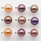 12-13mm Multi Color Edison Pearl in Single Loose Undrilled with High Luster,  All Natural Color and Round with Smooth Surface, SKU # 1769EP