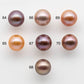 12-13mm Multi Color Edison Pearl in Single Loose Undrilled with High Luster,  All Natural Color and Round with Smooth Surface, SKU # 1769EP