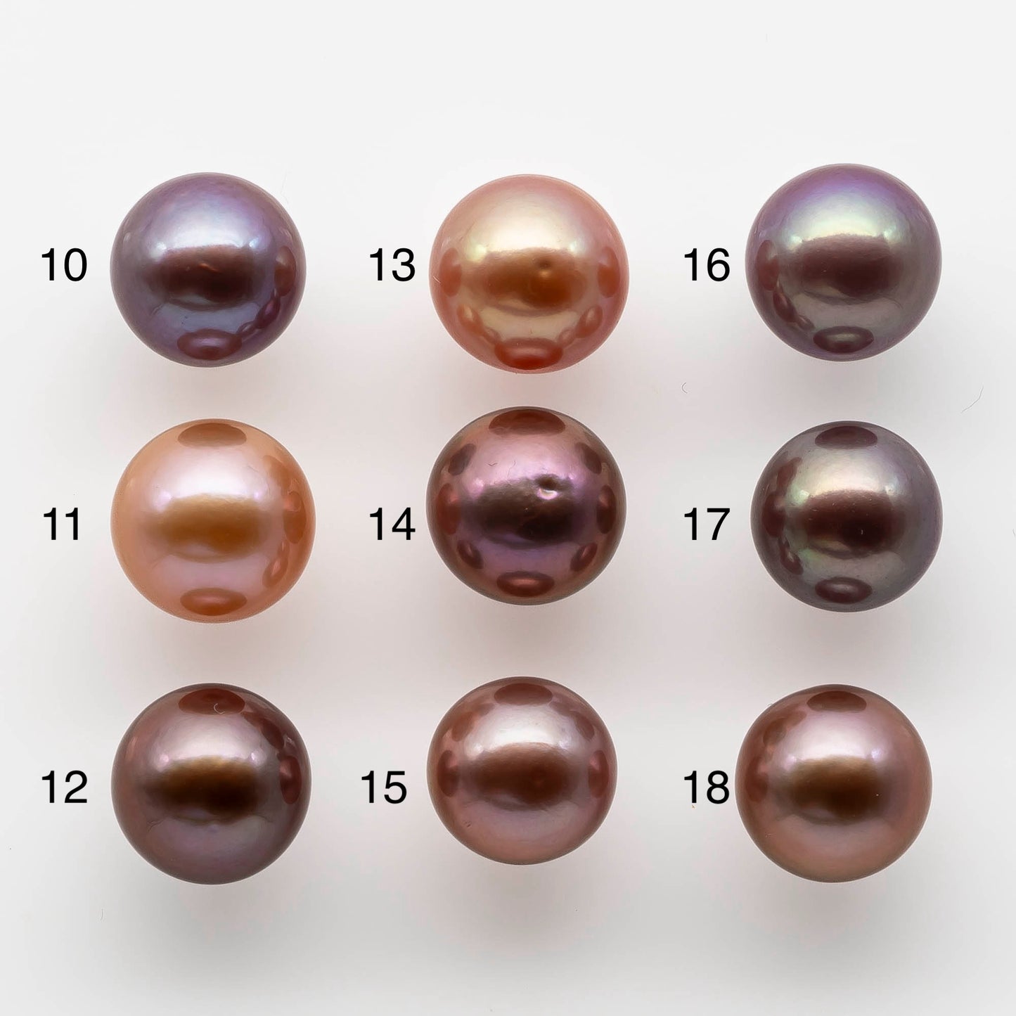 10-11mm Round Edison Pearl Loose Undrilled Single Piece in Natural Color with High Luster for Jewelry Making, SKU # 1771EP