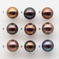 11-12mm Edison Pearl Round in All Natural Colors with Intensive High Luster for Beading or Jewelry Making, SKU # 1773EP