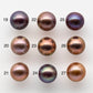 11-12mm Edison Pearl Round in All Natural Colors with Intensive High Luster for Beading or Jewelry Making, SKU # 1773EP