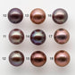 12-13mm Round Edison Pearl with High Luster and Natural Colors, Undrilled, Full Drilled or Large Hole for Jewelry Making, SKU # 1774EP