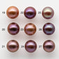 12-13mm Round Edison Pearl with High Luster and Natural Colors, Undrilled, Full Drilled or Large Hole for Jewelry Making, SKU # 1774EP