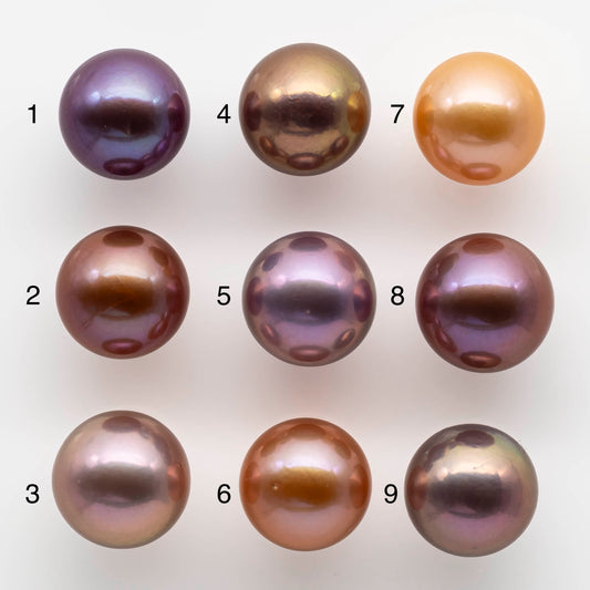 14-15mm Large Edison Pearl Round with High Luster and Natural Colors from Undrilled, Half Drilled, Full Drilled, or Large Hole, SKU # 1778EP