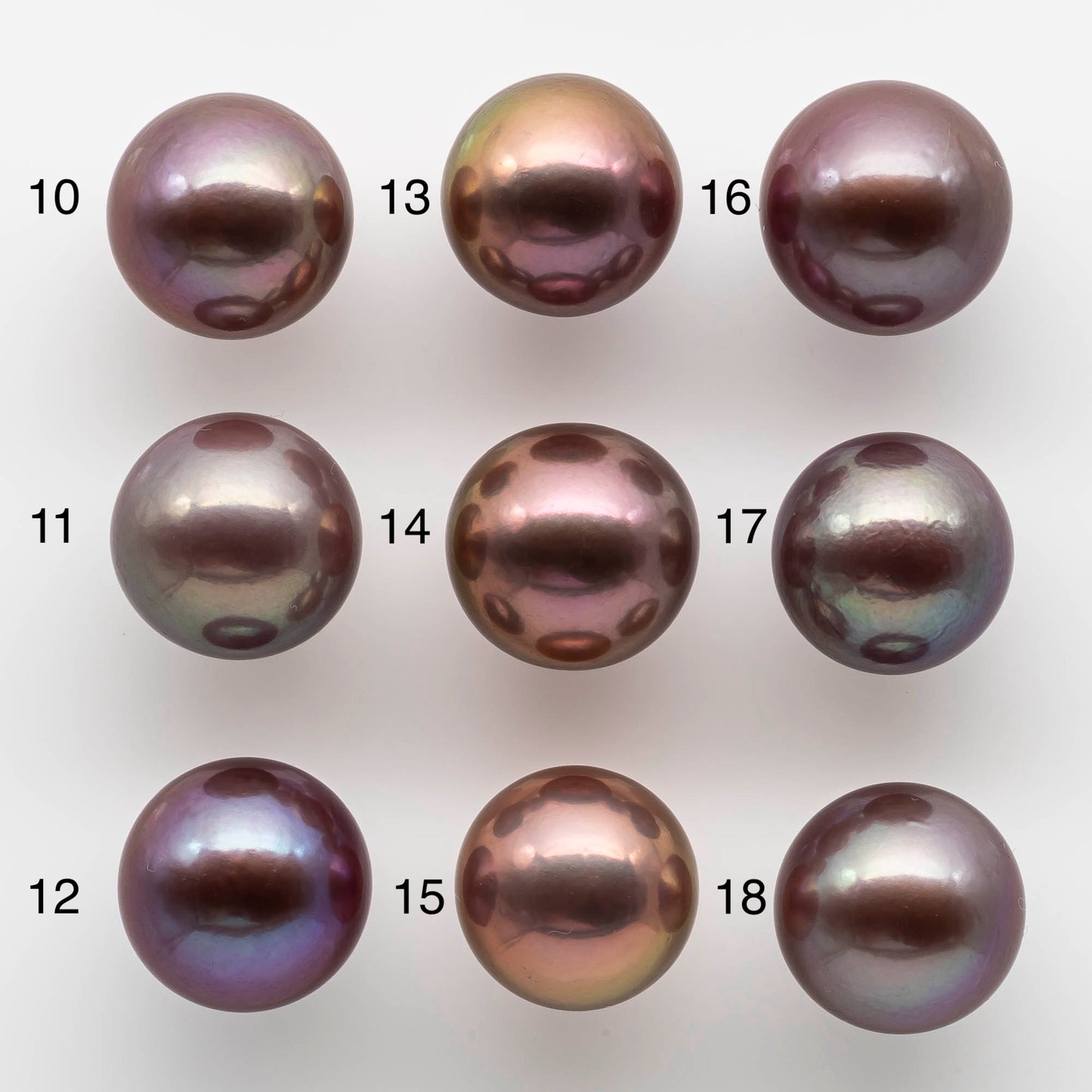 14-15mm Large Edison Pearl Round with High Luster and Natural Colors from Undrilled, Half Drilled, Full Drilled, or Large Hole, SKU # 1778EP